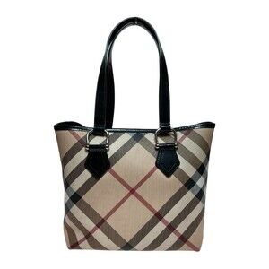 Burberry Nova Check Tote Bag Beige